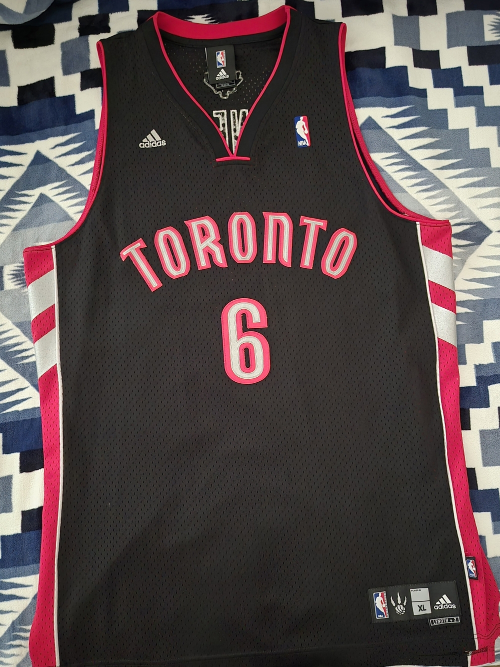 Adidas Toronto Raptors #6 O'Neal XL Basketball Jersey